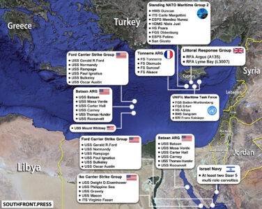 Military Situation In Eastern Mediterranean On November 7, 2023 (Map Update)