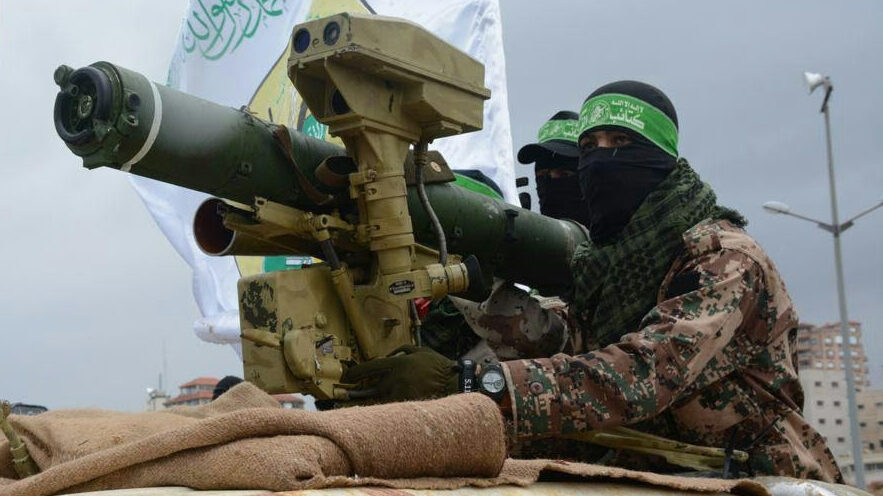 In Video: Hamas Fighters Attack Israeli Troops With Rocket-Propelled Grenades