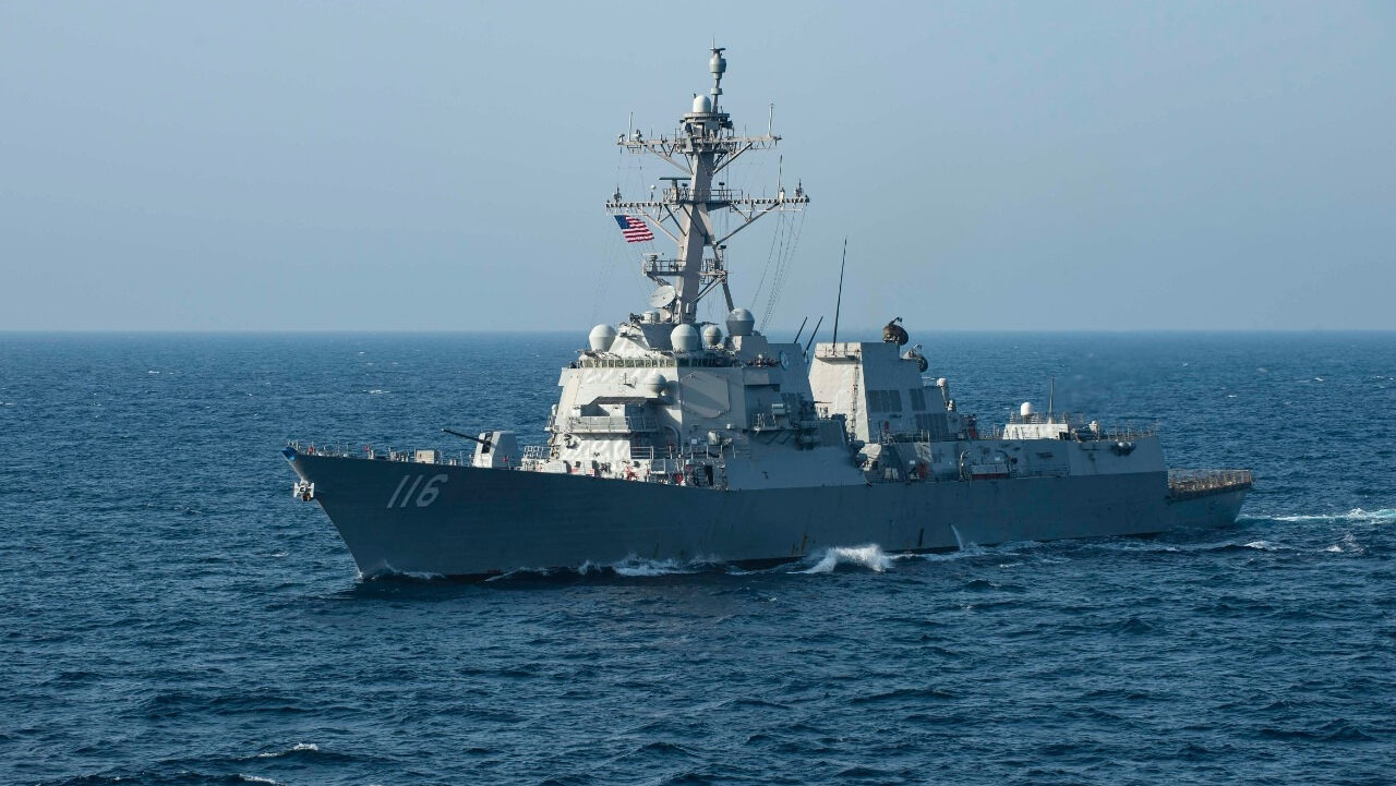 U.S. Says One Of Its Warships Intercepted Suicide Drones Over Red Sea