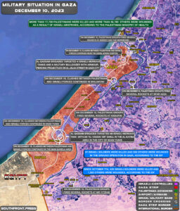 Military Situation In Palestine On December 10, 2023 (Map Update)