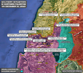 Military Situation In Palestine On December 10, 2023 (Map Update)