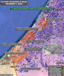 Military Situation In Palestine On December 11, 2023 (Map Update)