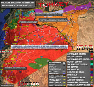 Military Situation In Syria On December 11, 2023 (Map Update)