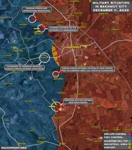 Military Situation in Ukraine On December 11, 2023 (Map Update)