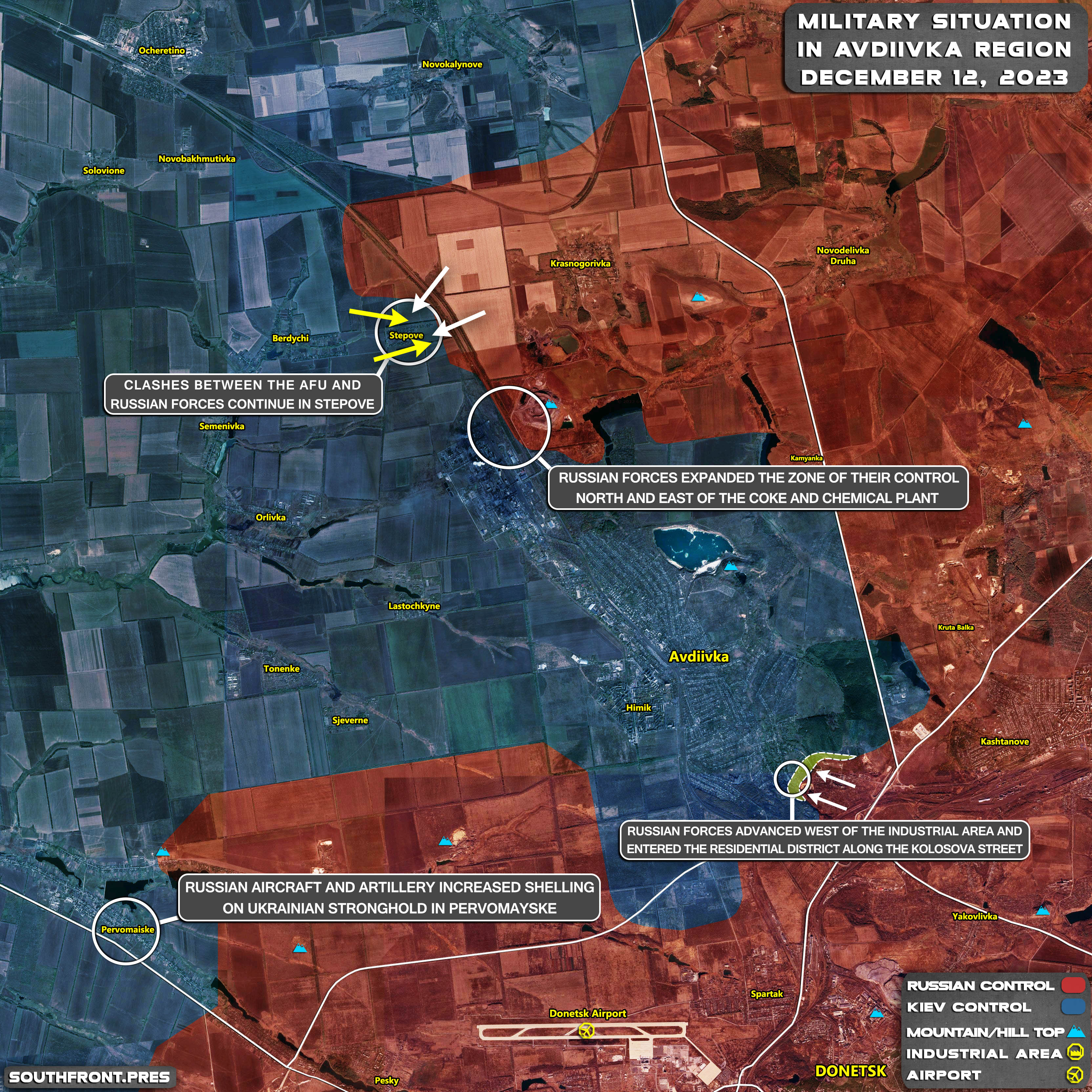 Battle For Avdeevka Began: Russians Advance On City Streets (Map Update)