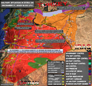 Military Situation In Syria On December 17, 2023 (Map Update)