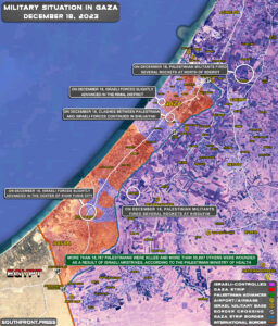 Military Situation In Palestine On December 18, 2023 (Map Update)