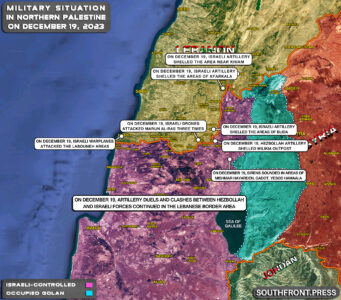 Military Situation In Palestine On December 19, 2023 (Map Update)