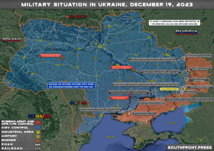 Military Situation In Ukraine On December 19, 2023 (Map Update)