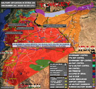 Military Situation In Syria On December 20, 2023 (Map Update)