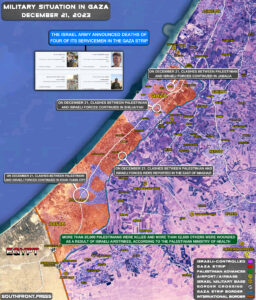 Military Situation In Palestine On December 21, 2023 (Map Update)