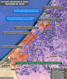 Military Situation In Palestine On December 23, 2023 (Map Update)