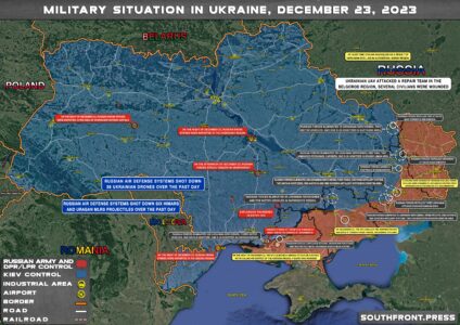 Military Situation In Ukraine On December 23, 2023 (Map Update)