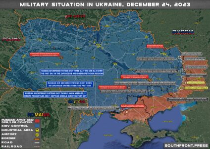 Military Situation In Ukraine On December 24, 2023 (Map Update)