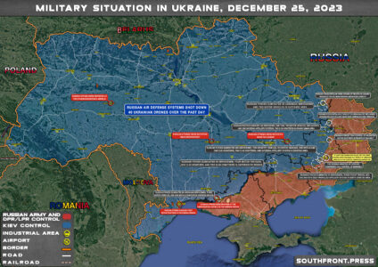 Military Situation In Ukraine On December 25, 2023 (Map Update)