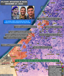 Military Situation In Palestine On December 27, 2023 (Map Update)