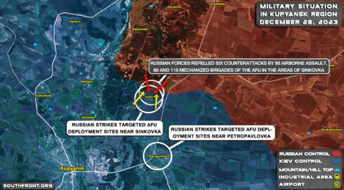 Military Situation Near Kupyansk On December 28, 2023 (Map Update)