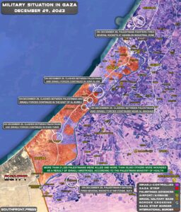 Military Situation In Palestine On December 29, 2023 (Map Update)