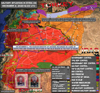 Military Situation In Syria On December 2, 2023 (Map Update)