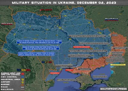 Military Situation In Ukraine On December 2, 2023 (Map Update)