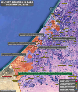 Military Situation In Palestine On December 30, 2023 (Map Update)