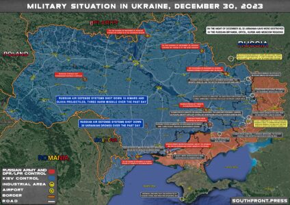 Military Situation In Ukraine On December 30, 2023 (Map Update)