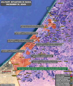 Military Situation In Palestine On December 31, 2023 (Map Update)