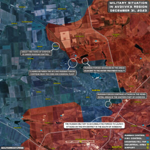 Military Situation In Ukraine On December 31, 2023 (Map Update)