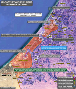 Military Situation In Palestine On December 5, 2023 (Map Update)