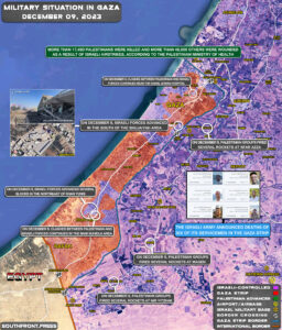 Military Situation In Palestine On December 9, 2023 (Map Update)