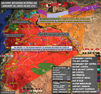 Military Situation In Syria On January 10, 2024 (Map Update)