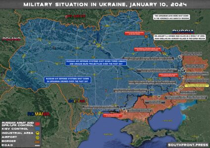 Military Situation In Ukraine On January 10, 2024 (Map Update)