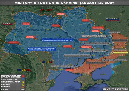 Military Situation In Ukraine On January 13, 2024 (Map Update)