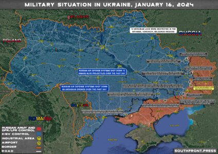 Military Situation In Ukraine On January 16, 2024 (Map Update)