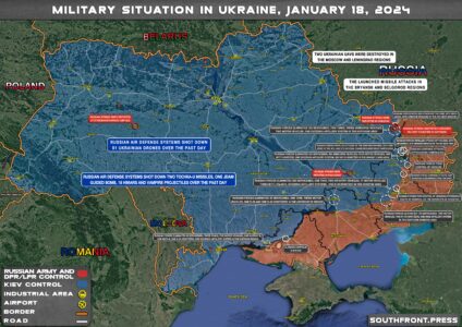 Military Situation In Ukraine On January 18, 2024 (Map Update)