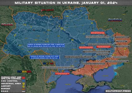 Military Situation In Ukraine On January 1, 2024 (Map Update)