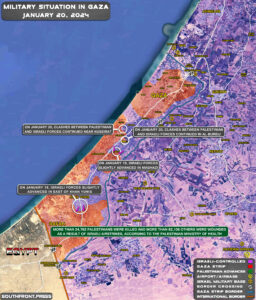 Military Situation In Palestine On January 20, 2024 (Map Update)