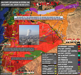 Military Situation In Syria On January 20, 2024 (Map Update)