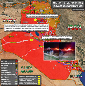 Military Situation In Iraq On January 21, 2024 (Map Update)