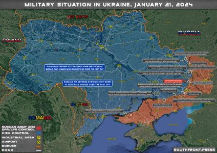 Military Situation In Ukraine On January 21, 2024 (Map Update)