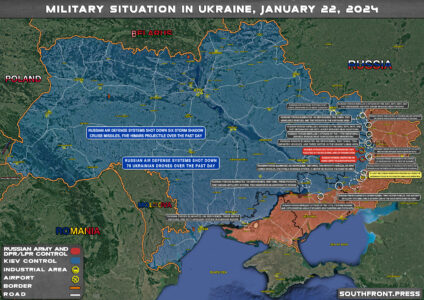 Military Situation In Ukraine On January 22, 2024 (Map Update)