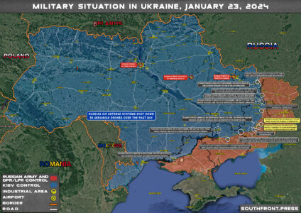 Military Situation In Ukraine On January 23, 2024 (Map Update)