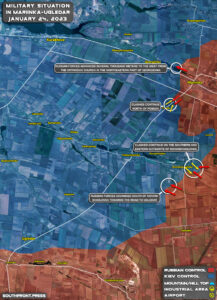 Military Situation In Avdiivka And Mariinka, DPR, On January 24, 2024 (Map Update)