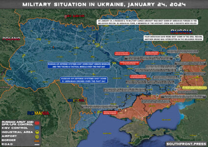 Military Situation In Ukraine On January 24, 2024 (Map Update)