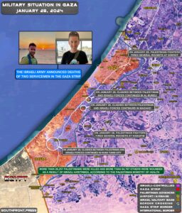 Military Situation In Palestine On January 28, 2024 (Map Update)