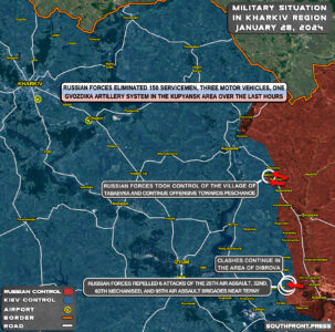 Military Situation In Kupyansk Region On January 28, 2024 (Map Update)