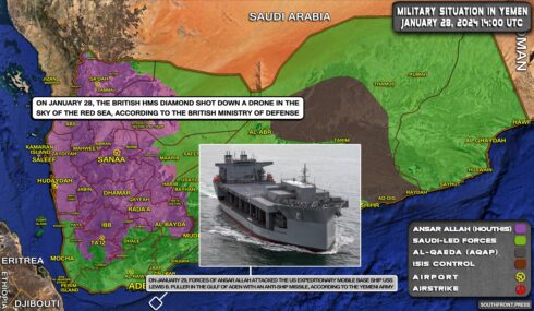 Military Situation In Yemen On January 29, 2024 (Map Update)