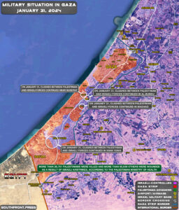 Military Situation In Gaza Strip On January 31, 2024 (Map Update)