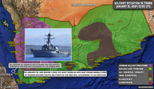 Military Situation In Yemen On January 31, 2024 (Map Update)