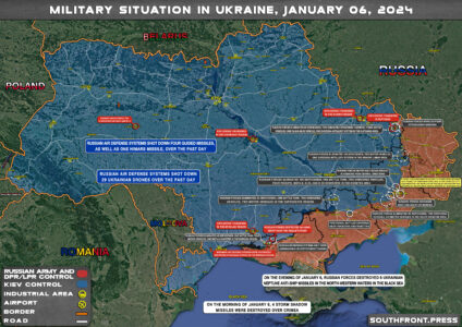 Military Situation In Ukraine On January 6, 2024 (Map Update)